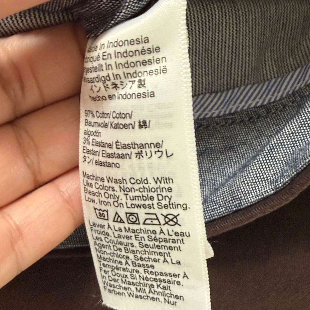 NWT J.Crew 484 Slim-Fit Stretch Chino Pant in Inky Mocha